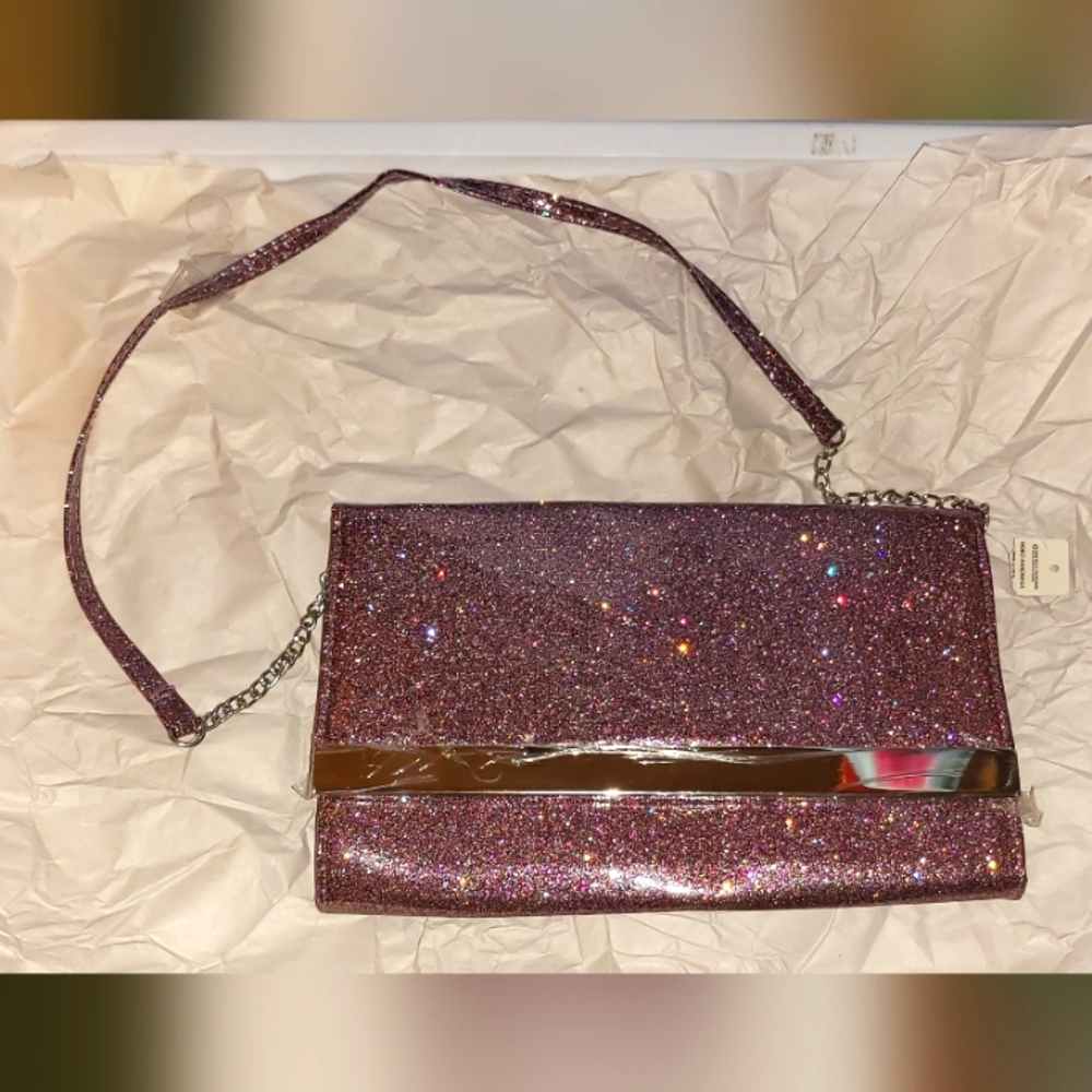 NOBO Pink Glitter Bag